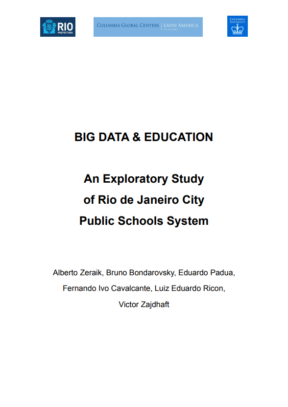BIG DATA E EDUCAÇÃO: UM ESTUDO SOBRE O SISTEMA DE ESCOLAS PÚBLICAS DO RIO DE JANEIRO