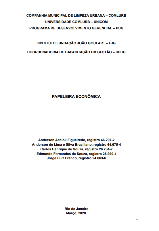 PAPELEIRA ECONÔMICA