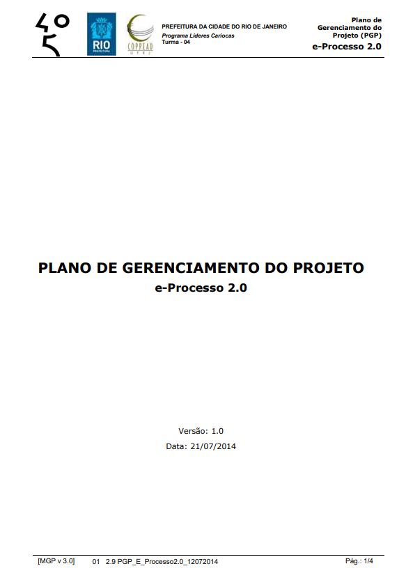 E-PROCESSO 2.0 – IMPLANTAÇÃO DE PROCESSO ELETRÔNICO NA SECRETARIA MUNICIPAL DE FAZENDA – SMF